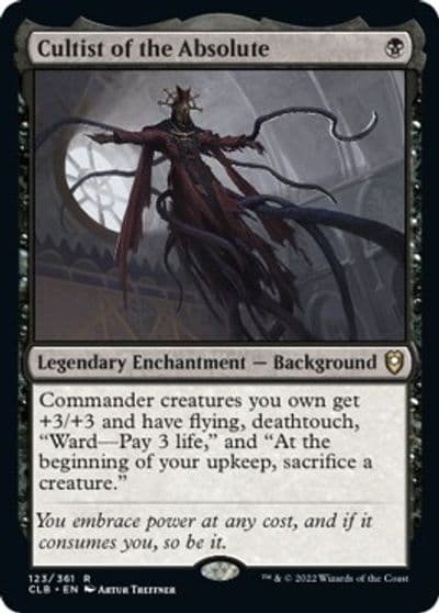 Cultist of the Absolute Commander Legends: Battle for Baldur's Gate Magic card