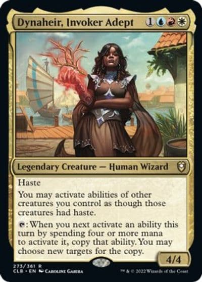 Dynaheir Invoker Adept Commander Legends: Battle for Baldur's Gate Magic card