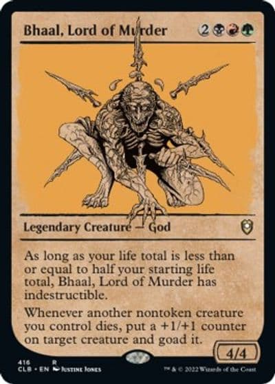 Bhaal Lord of Murder Showcase Commander Legends: Battle for Baldur's Gate Magic card