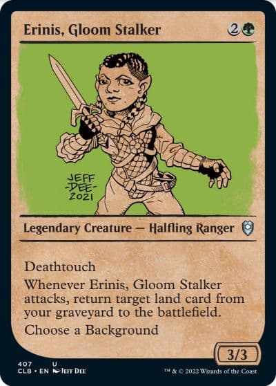 Erinis Gloom Stalker Showcase Commander Legends: Battle for Baldur's Gate Magic card