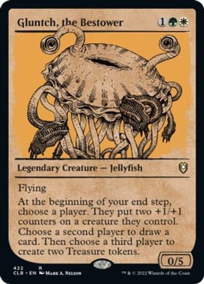 Gluntch the Bestower Showcase Commander Legends: Battle for Baldur's Gate Magic card