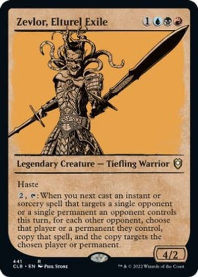 Zevlor Elturel Exile Showcase Commander Legends: Battle for Baldur's Gate Magic card