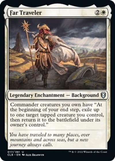 Far Traveler Commander Legends: Battle for Baldur's Gate Magic card