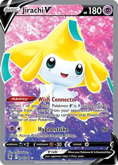 Jirachi V (Full Art) SWSH10: Astral Radiance Pokemon card