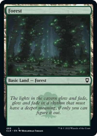 Forest 468 Commander Legends: Battle for Baldur's Gate Magic card