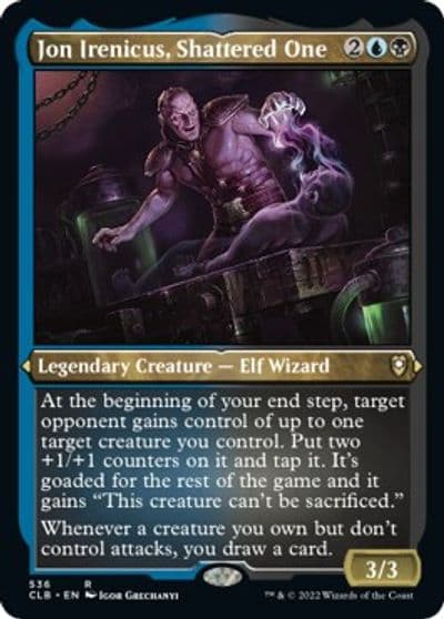 Jon Irenicus Shattered One Foil Etched Commander Legends: Battle for Baldur's Gate Magic card
