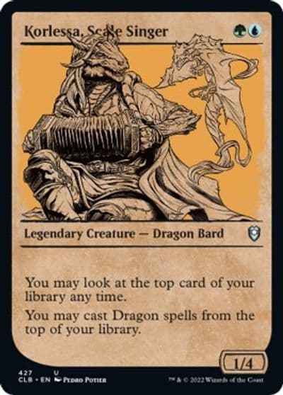 Korlessa Scale Singer Showcase Commander Legends: Battle for Baldur's Gate Magic card