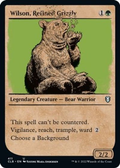 Wilson Refined Grizzly Showcase Commander Legends: Battle for Baldur's Gate Magic card