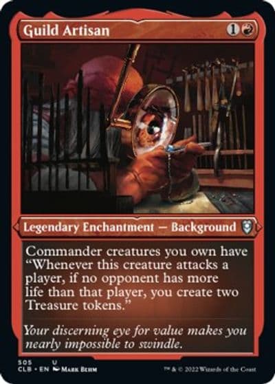 Guild Artisan Foil Etched Commander Legends: Battle for Baldur's Gate Magic card