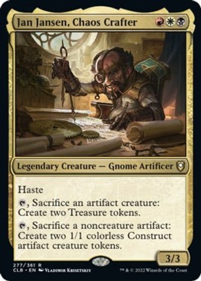 Jan Jansen Chaos Crafter Commander Legends: Battle for Baldur's Gate Magic card