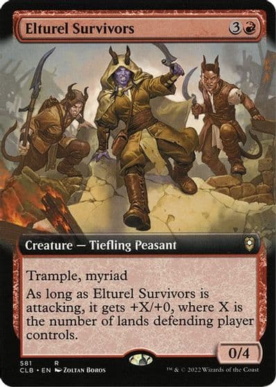 Elturel Survivors Extended Art Commander Legends: Battle for Baldur's Gate Magic card