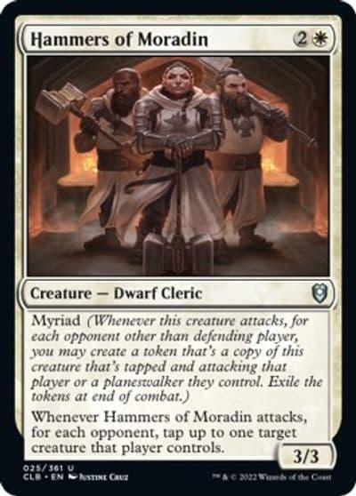 Hammers of Moradin Commander Legends: Battle for Baldur's Gate Magic card