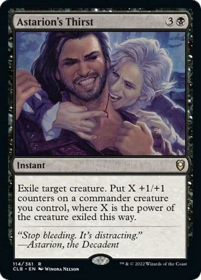 Astarions Thirst Commander Legends: Battle for Baldur's Gate Magic card