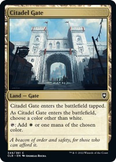 Citadel Gate Commander Legends: Battle for Baldur's Gate Magic card