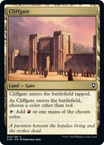Cliffgate Commander Legends: Battle for Baldur's Gate Magic card