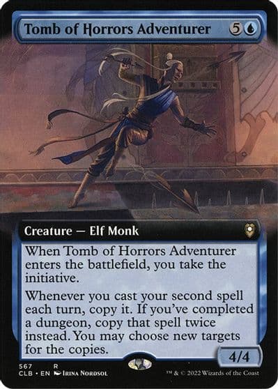 Tomb of Horrors Adventurer Extended Art Commander Legends: Battle for Baldur's Gate Magic card