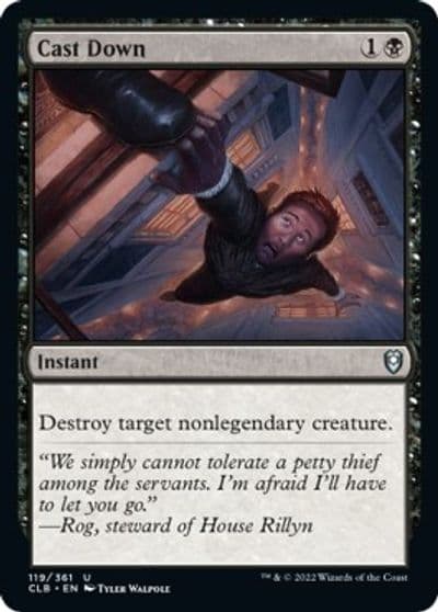 Cast Down Commander Legends: Battle for Baldur's Gate Magic card