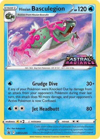 Hisuian Basculegion - SWSH205 SWSH: Sword & Shield Promo Cards Pokemon card