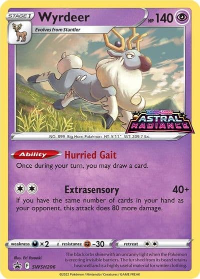 Wyrdeer - SWSH206 SWSH: Sword & Shield Promo Cards Pokemon card