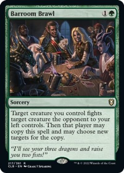 Barroom Brawl Commander Legends: Battle for Baldur's Gate Magic card