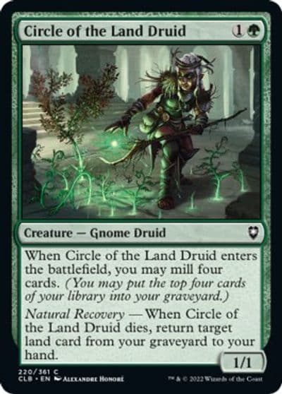 Circle of the Land Druid Commander Legends: Battle for Baldur's Gate Magic card