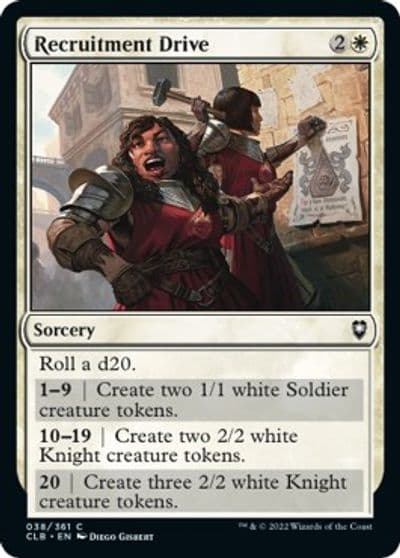 Recruitment Drive Commander Legends: Battle for Baldur's Gate Magic card