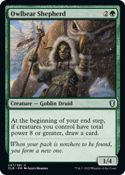 Owlbear Shepherd Commander Legends: Battle for Baldur's Gate Magic card