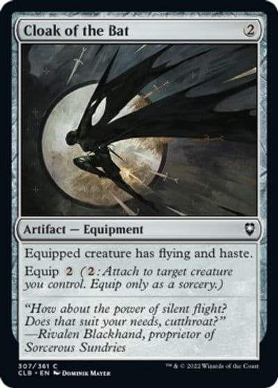 Cloak of the Bat Commander Legends: Battle for Baldur's Gate Magic card