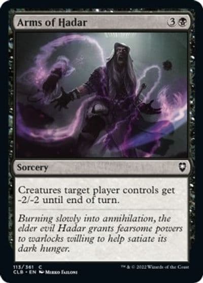 Arms of Hadar Commander Legends: Battle for Baldur's Gate Magic card