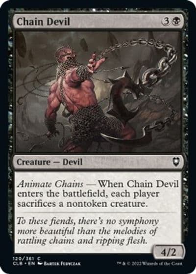 Chain Devil Commander Legends: Battle for Baldur's Gate Magic card