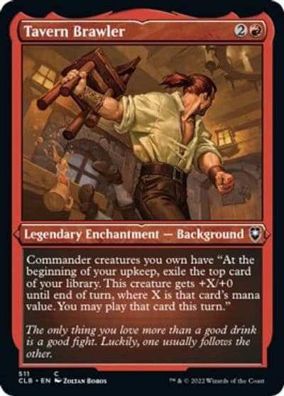 Tavern Brawler Foil Etched Commander Legends: Battle for Baldur's Gate Magic card
