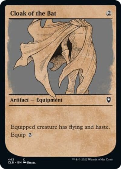 Cloak of the Bat Showcase Commander Legends: Battle for Baldur's Gate Magic card