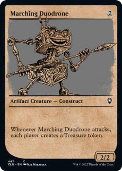 Marching Duodrone Showcase Commander Legends: Battle for Baldur's Gate Magic card