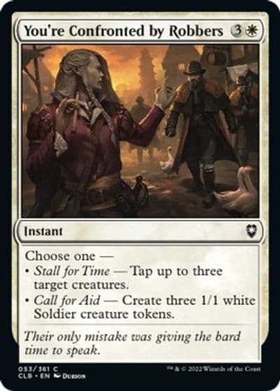 Youre Confronted by Robbers Commander Legends: Battle for Baldur's Gate Magic card