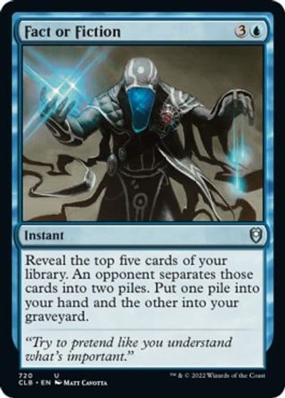 Fact or Fiction Commander Legends: Battle for Baldur's Gate Magic card