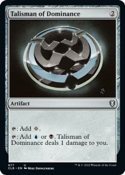 Talisman of Dominance Commander Legends: Battle for Baldur's Gate Magic card