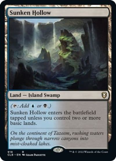 Sunken Hollow Commander Legends: Battle for Baldur's Gate Magic card