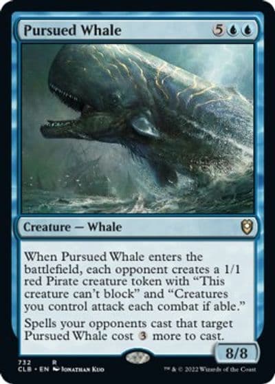 Pursued Whale Commander Legends: Battle for Baldur's Gate Magic card