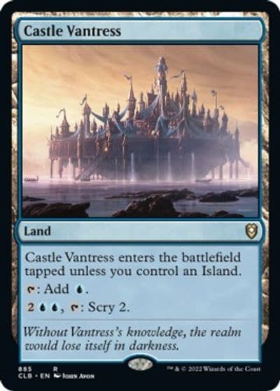 Castle Vantress Commander Legends: Battle for Baldur's Gate Magic card