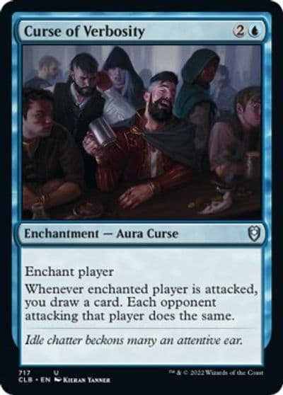 Curse of Verbosity Commander Legends: Battle for Baldur's Gate Magic card