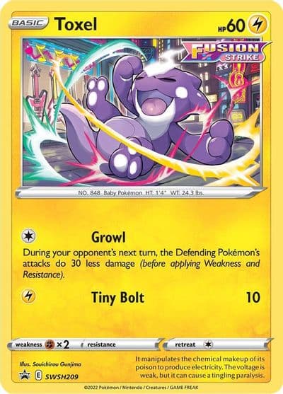Toxel - SWSH209 SWSH: Sword & Shield Promo Cards Pokemon card