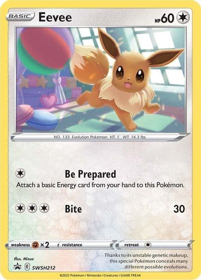 Eevee - SWSH212 SWSH: Sword & Shield Promo Cards Pokemon card
