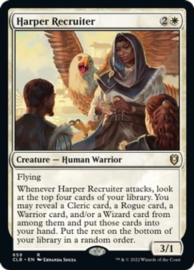 Harper Recruiter Commander Legends: Battle for Baldur's Gate Magic card