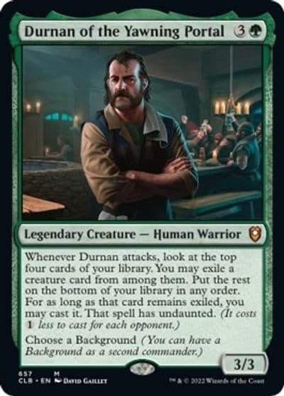 Durnan of the Yawning Portal Commander Legends: Battle for Baldur's Gate Magic card