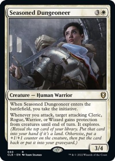 Seasoned Dungeoneer Commander Legends: Battle for Baldur's Gate Magic card