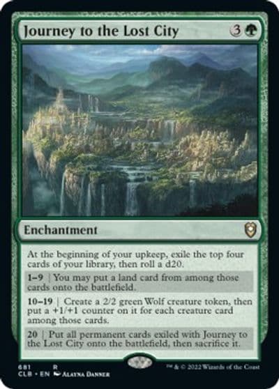 Journey to the Lost City Commander Legends: Battle for Baldur's Gate Magic card