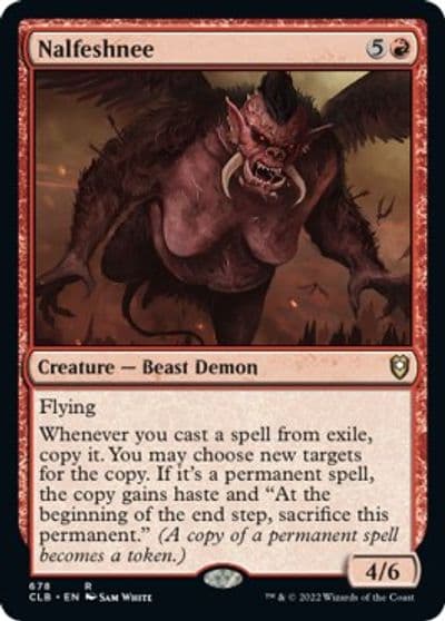 Nalfeshnee Commander Legends: Battle for Baldur's Gate Magic card