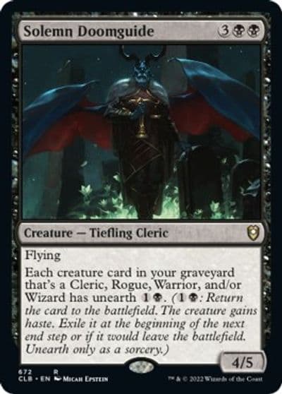 Solemn Doomguide Commander Legends: Battle for Baldur's Gate Magic card