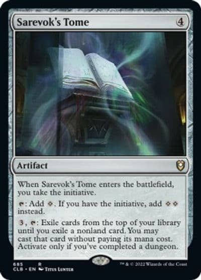 Sarevoks Tome Commander Legends: Battle for Baldur's Gate Magic card