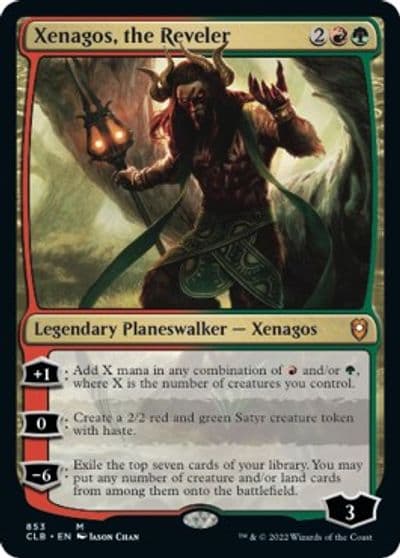 Xenagos the Reveler Commander Legends: Battle for Baldur's Gate Magic card